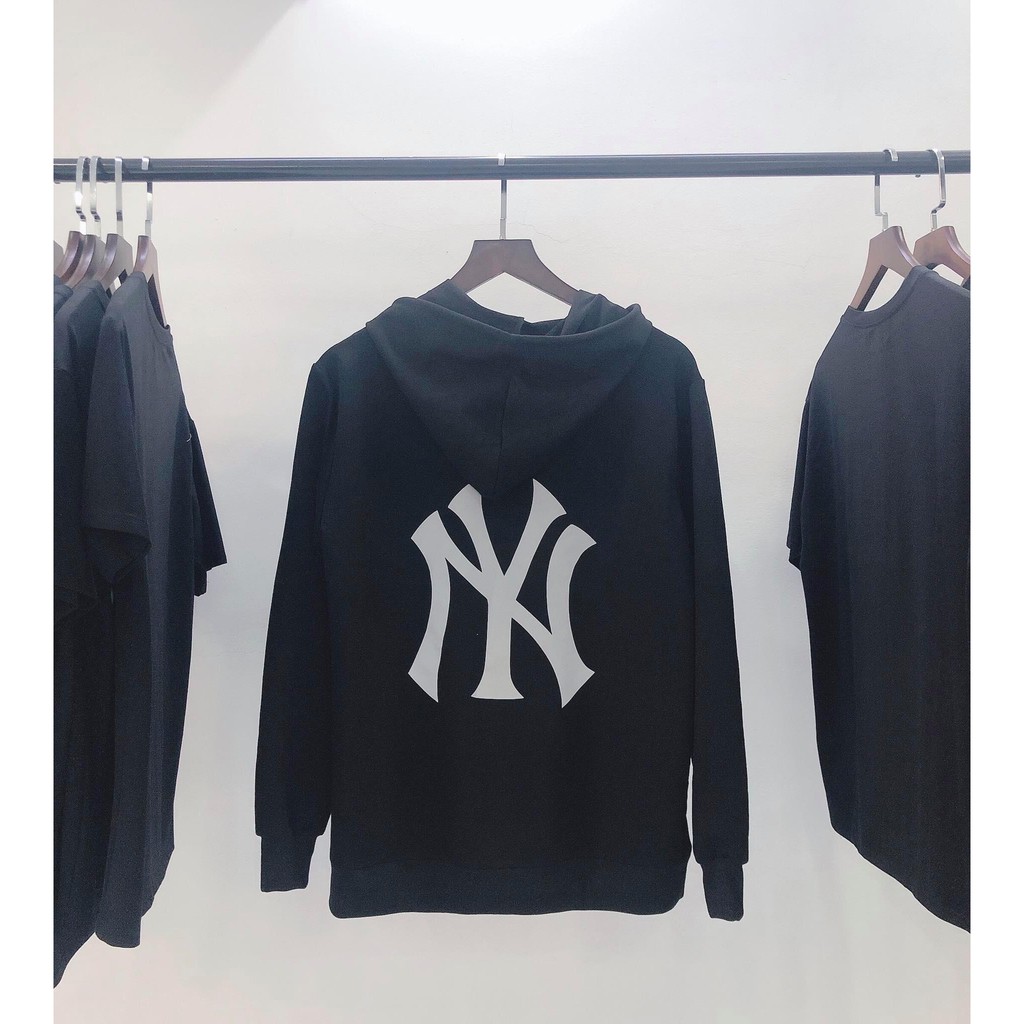 HDPQ - Áo hoodie nỉ bông phản quang bạc NY