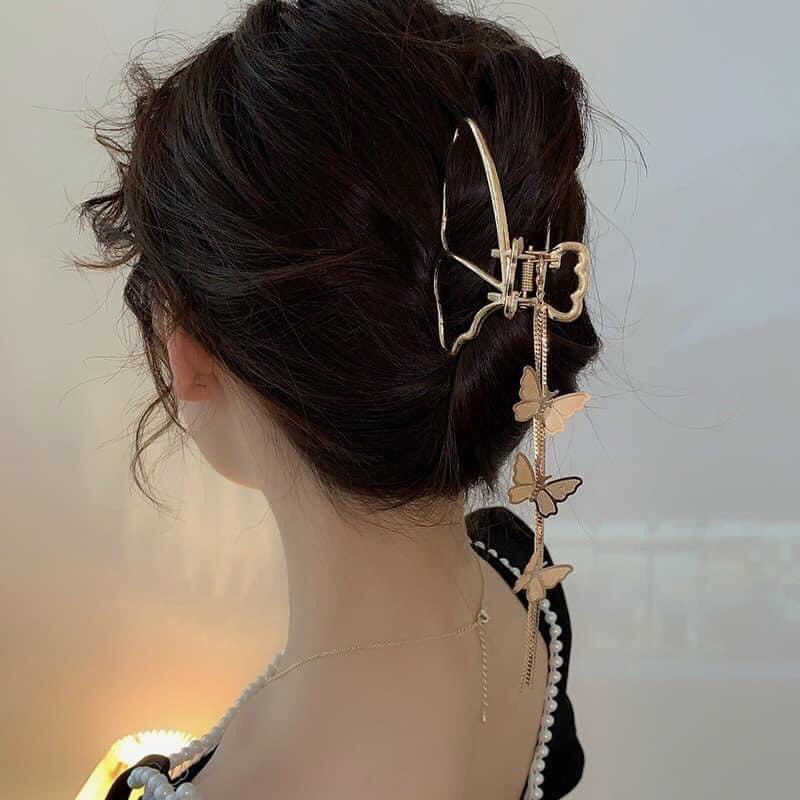 Kẹp Tóc Kim Loại Hình Bướm Xinh - Kẹp Tóc Nữ  Phong Cách Hàn Quốc Cực Đẹp Siêu Sang Chảnh - KT01