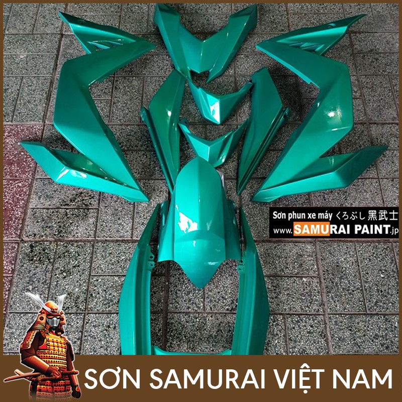Combo xanh lục Y017 son Samurai