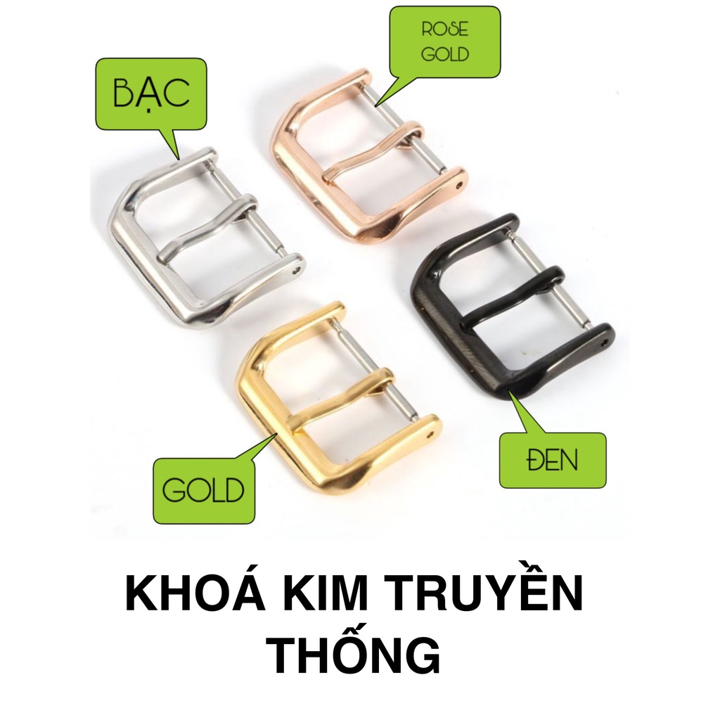 Dây Da Đồng Hồ Ap ple W atch Da Bê Epsom Thome Browne Cao cấp