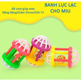 Set 2 banh lục lạc đồ chơi cho mèo