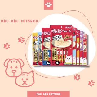 Súp thưởng dinh dưỡng Ciao Churu cho mèo, Soup thưởng gói 4 thanh
