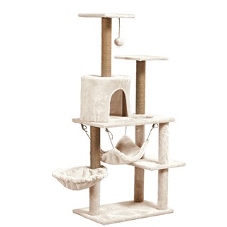 Khung cho mèo Leo núi Cat Nest Tree Jumping Platform Toy Sisal Column Scratching Post Villa Đồ dùng Phòng dành đặc
