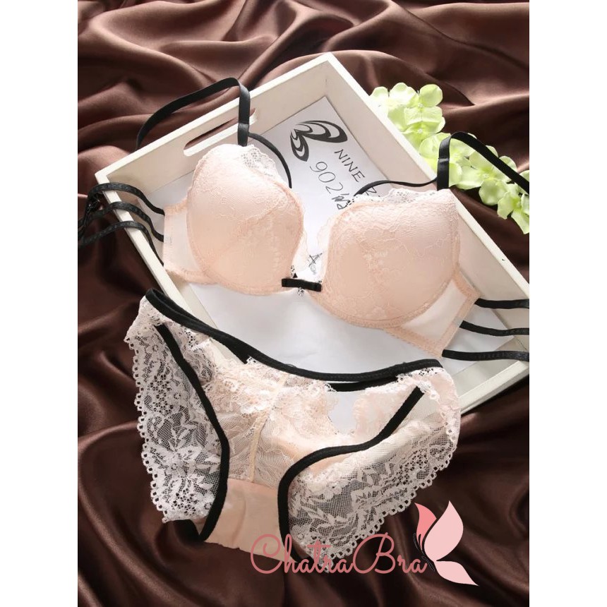 [Freeship 50k] BỘ ĐỒ LÓT NÂNG NGỰC 3 DÂY CÀI SAU QUẦN SIÊU SEXY