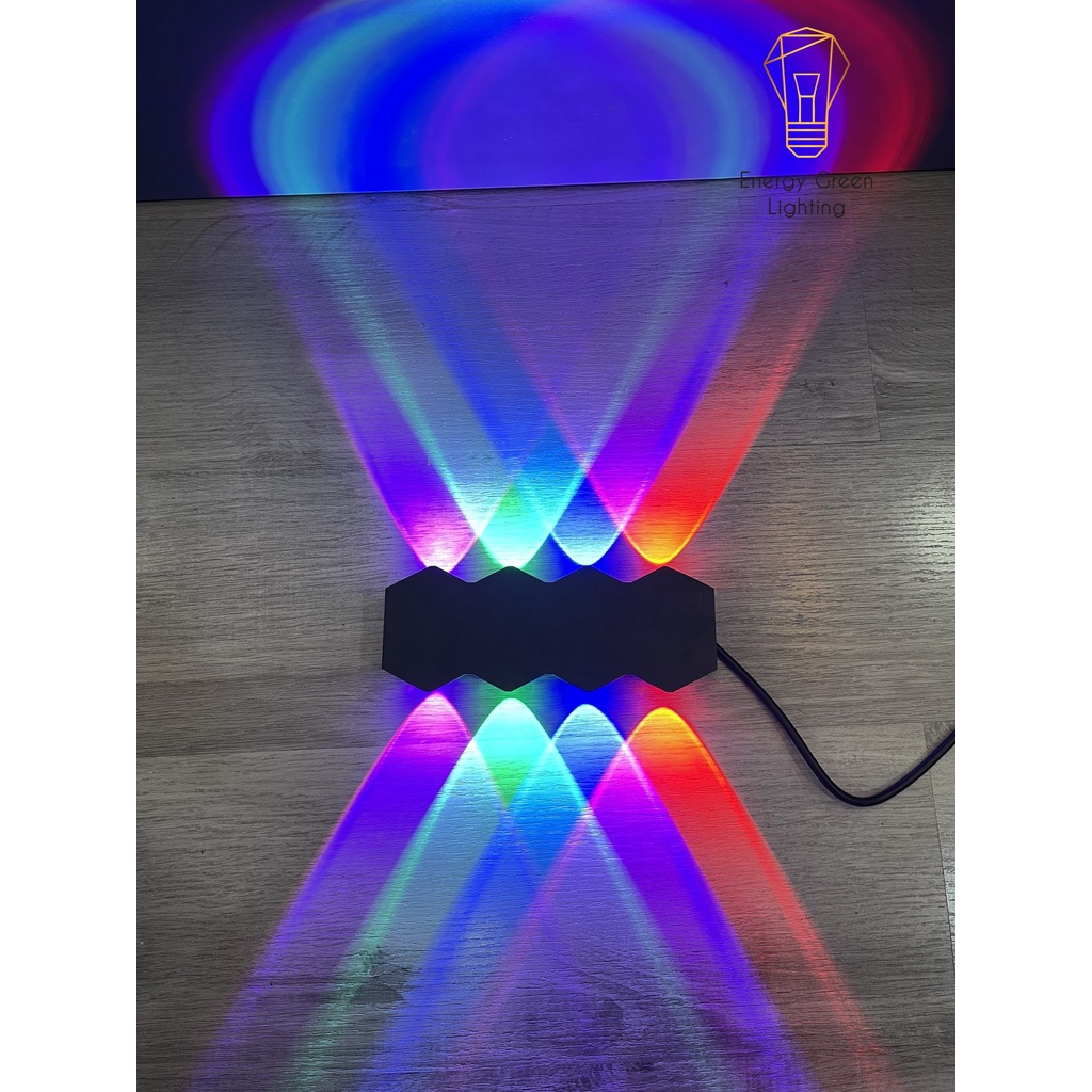 Đèn Hắt Tường Energy Green Lighting Chống Nước 2 Đầu Chiếu Sáng DT-2269 4W-6W Ánh Sáng Trắng/Vàng/Nhiều Màu