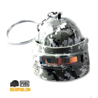 Móc treo chìa khóa mũ 3 rằn ri PUBG