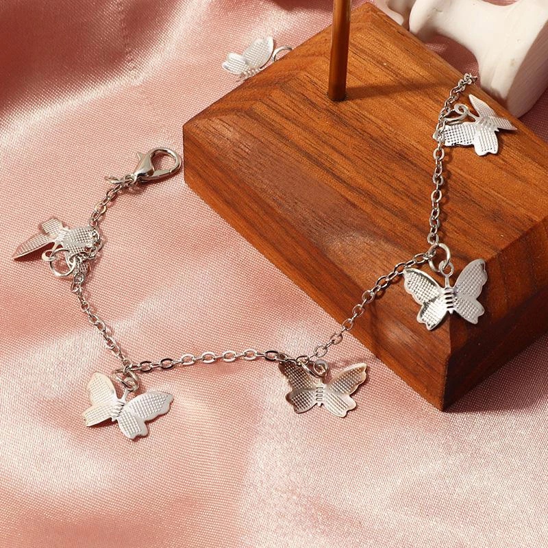 Lắc Chân Hình Bướm Thời Trang Boho Cho Nữ