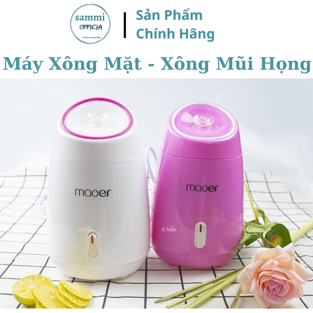 Máy xông da mặt hoa quả tươi tự động 2 in 1 MAOER - Máy xông hơi mặt thảo dược chính hãng chất lượng