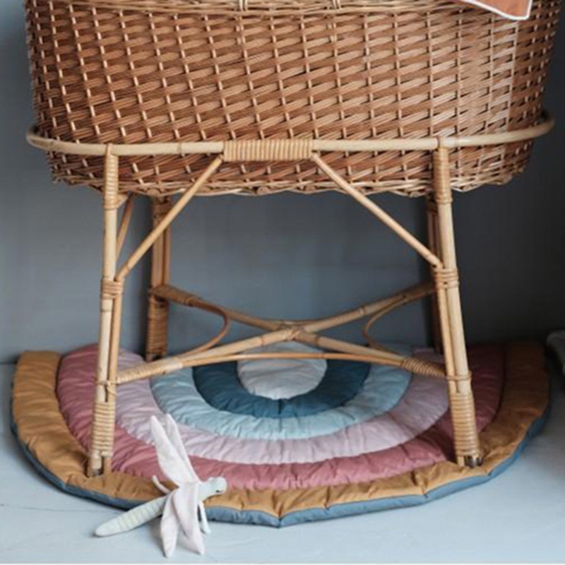 Thảm Bò Màu Cầu Vồng Sáng Tạo Cho Bé