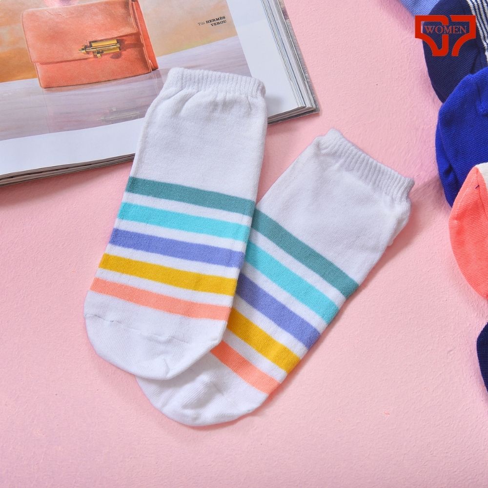 Tất Nữ Ngắn Cổ PKTN1500 Co&amp;Com Vớ Nữ Cotton Ôm Chân, Chống Hôi Chân Kháng Khuẩn Khử Mùi