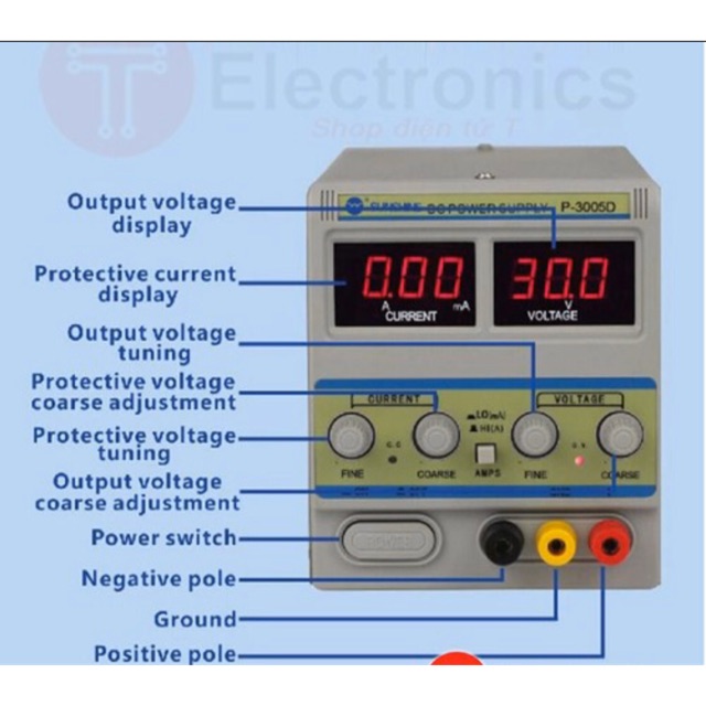 Máy cấp nguồn 30v 5A CHÍNH HÃNG SUNSHINE