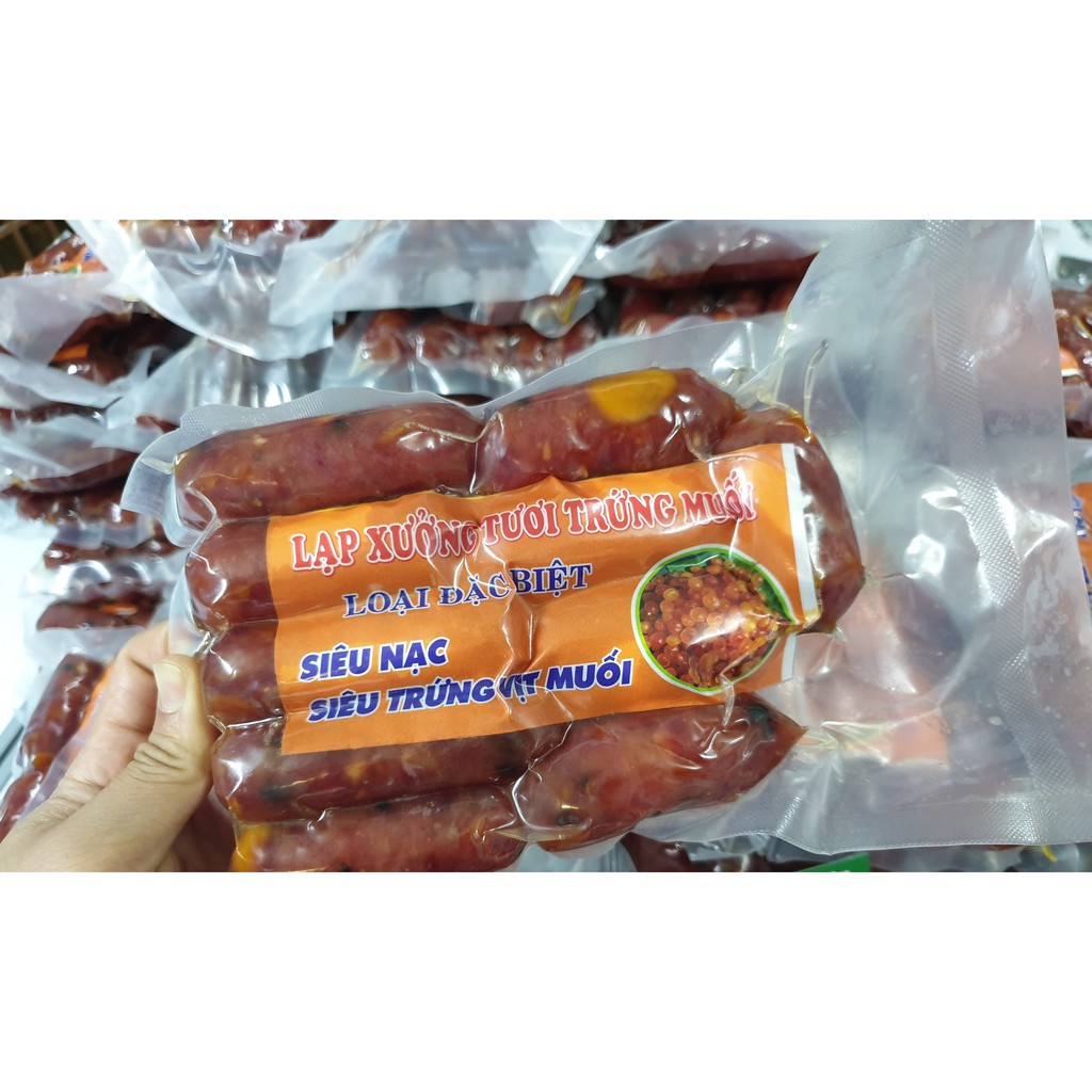 1/2kg - Lạp xưởng TRỨNG MUỐI Cai Lậy - Lạp xưởng hột vịt muối 2 nắng - Ship toàn quốc