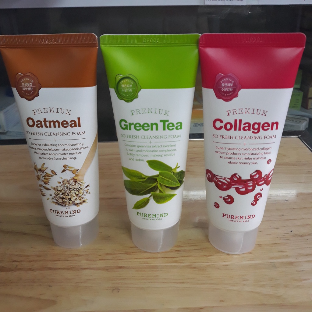 SỮA RỬA MẶT MỸ PHẨM HÀN QUỐC CHÍNH HÃNG PURE MIND SO FRESH CLEANSING FOAM
