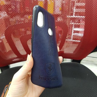 Ốp Xiaomi Redmi Note 6pro dẻo kiểu da in logo