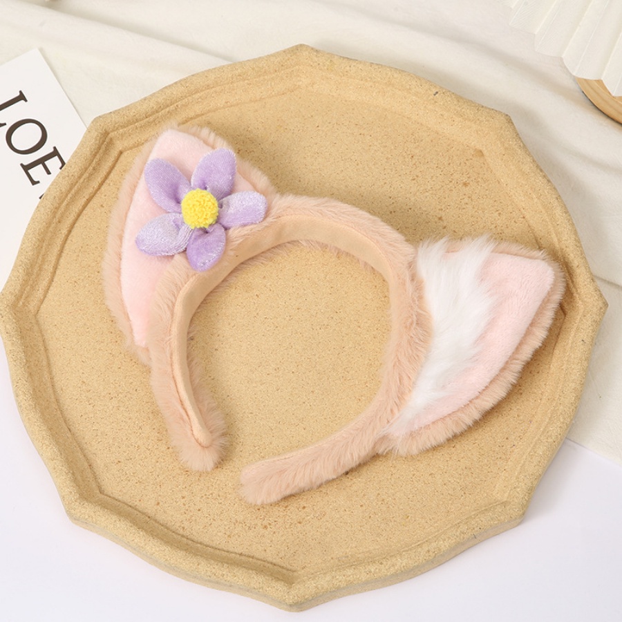 Băng Đô Cài Tóc Hình Hoạt Hình Disney Linna Belle Nhồi Bông Dễ Thương Cho Bé Gái