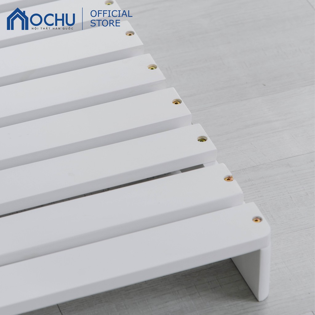 Giường Ngủ Pallet Gỗ Thông OCHU - Pallet Bed - White | BigBuy360 - bigbuy360.vn