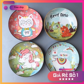 Đĩa Sứ Bộ Bát Đĩa Decor Bát Ăn Cơm Chén Dĩa Sứ Dễ Thương Cute Cao Cấp V12
