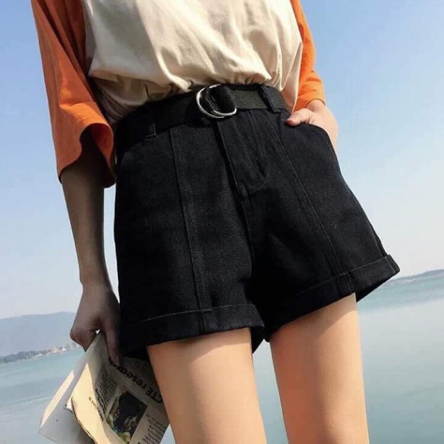 Short Jean kèm belt