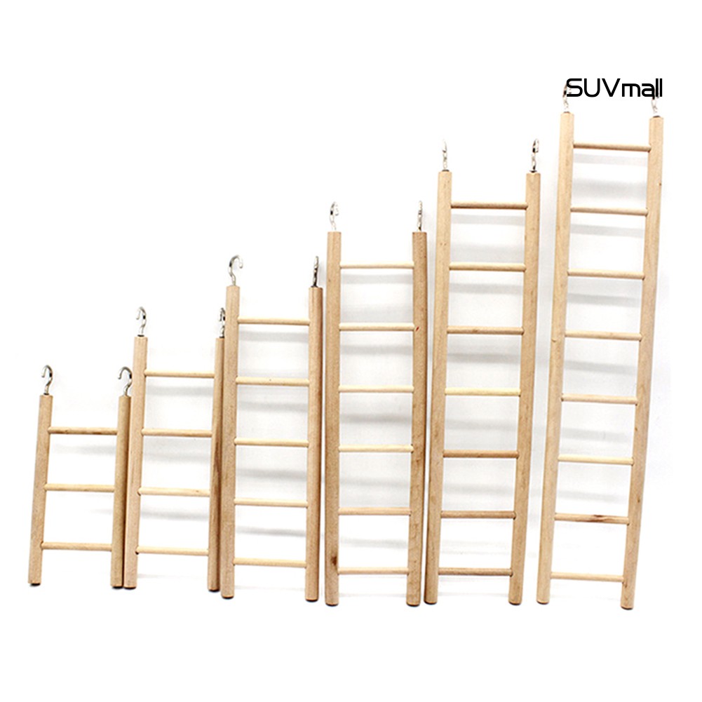 Thang Gỗ Đồ Chơi Vui Nhộn Cho Vẹt 3 / 4 / 5 / 6 / 7 / 8 Nấc