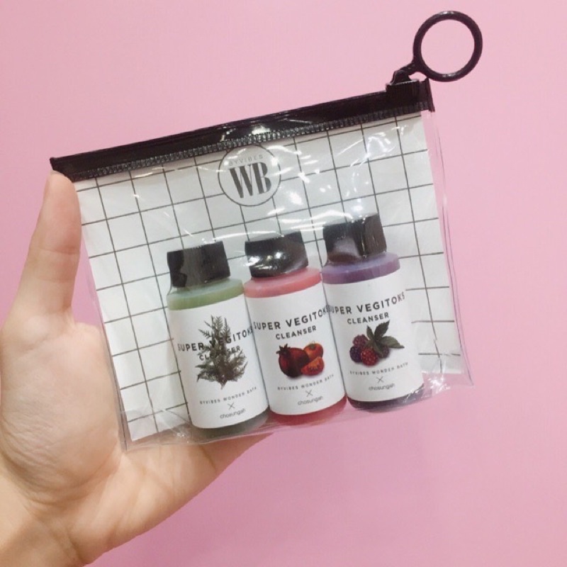 Set 3 sữa rửa mặt sủi bọt mini