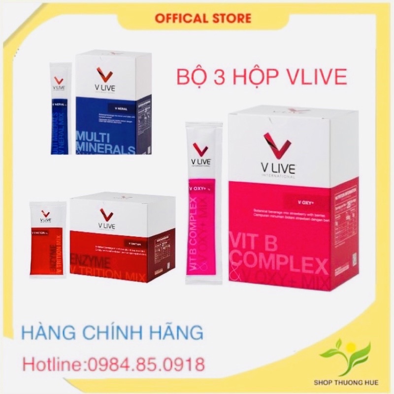 BỘ 3 HỘP VLIVE TĂNG CƯỜNG SỨC KHỎE-SHOPTHUONGHUE