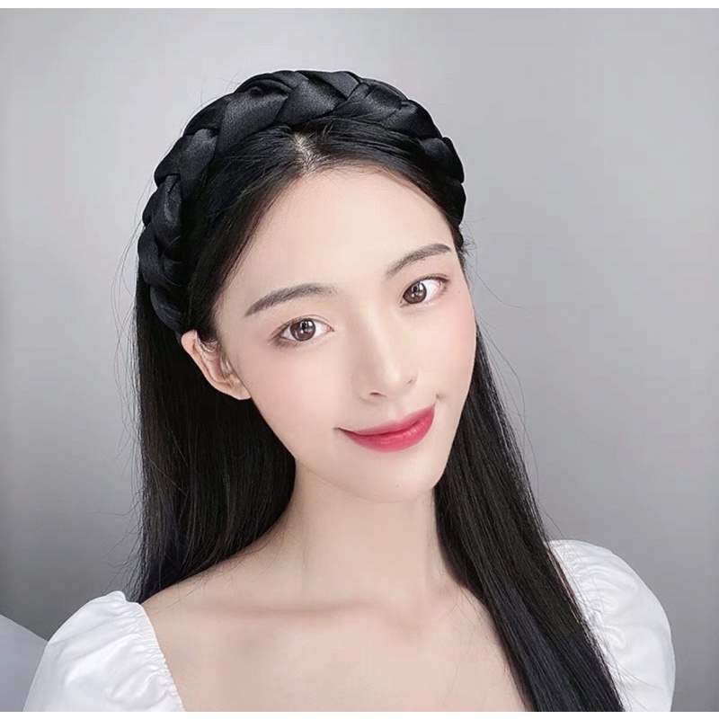 Băng đô / Bờm tóc thắt bím phong cách Hàn Quốc