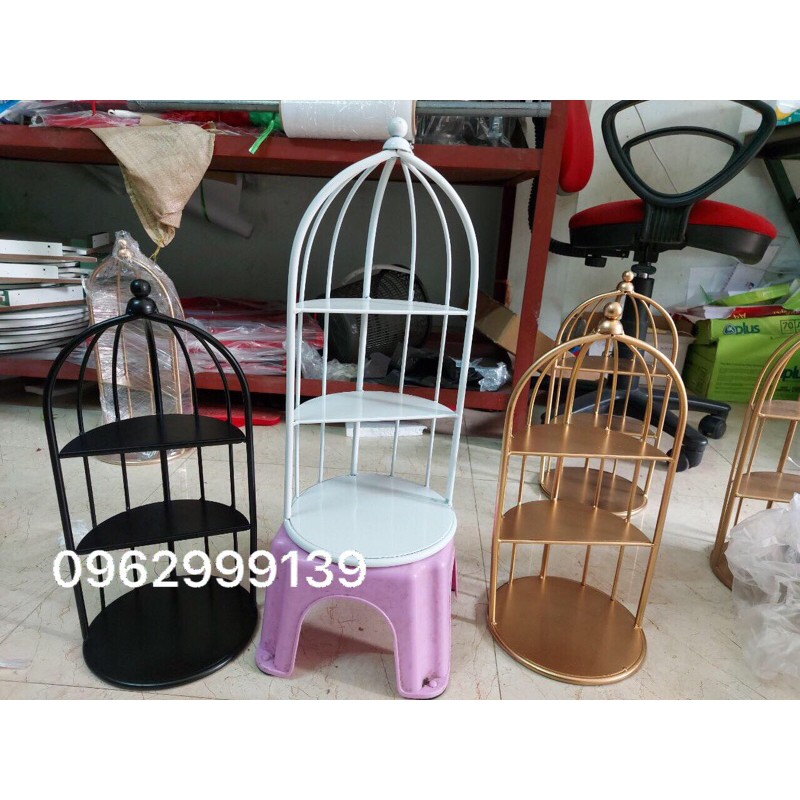 ❤️ siêu rẻ❤️ kệ để mĩ phẩm nước hoa . trang sức hình lồng chim decor. bánh kẹo