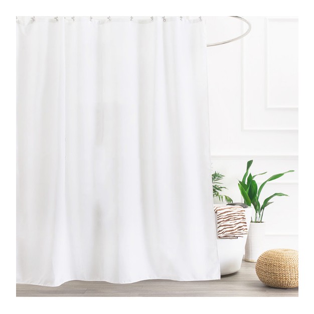 Rèm phòng tắm / Rèm cửa sổ trắng trơn 180cm x 180cm Loại 1