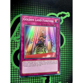 [ Đỗ Lạc Shop ] Thẻ Bài Yugioh Trap Golden Land Forever! - SESL-EN035 - Super