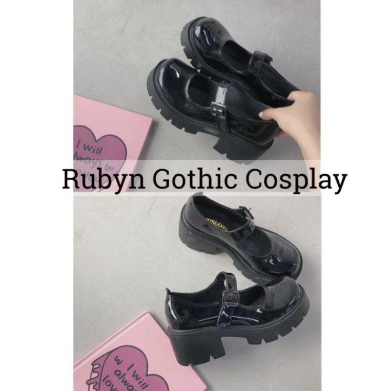 [CÓ SẴN] 🍁 Giày Lolita Oxford đế cao cosplay học sinh Nhật Bản ( BÓNG VÀ NHÁM ) | BigBuy360 - bigbuy360.vn