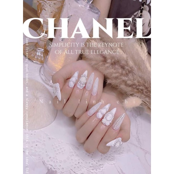 Set charm hoa hồng mix 2 màu 2 size 6mm 8mm