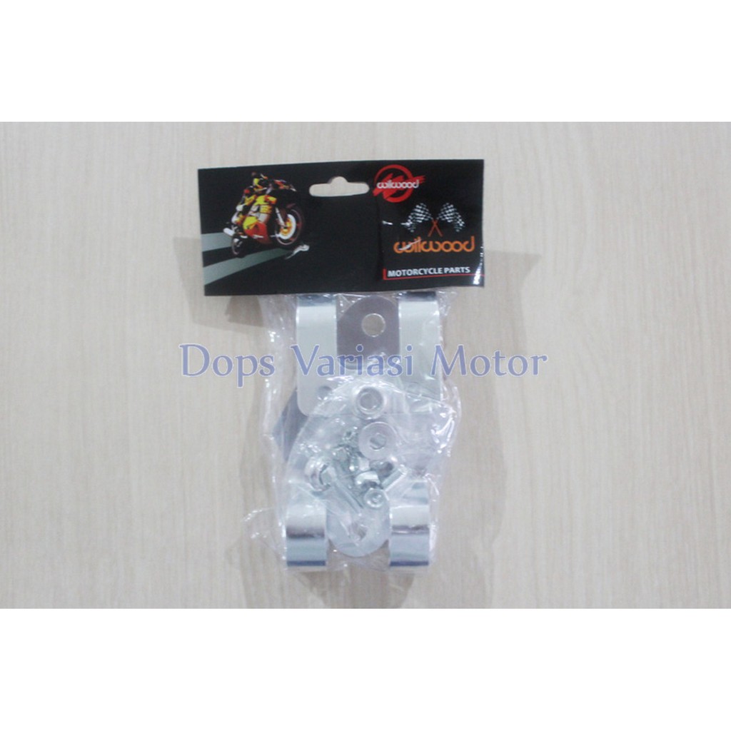 Giá Đỡ Đèn Pha Bạc Cb Tiger Gl Pro Rx King Ninja Scorpio Chất Lượng Cao