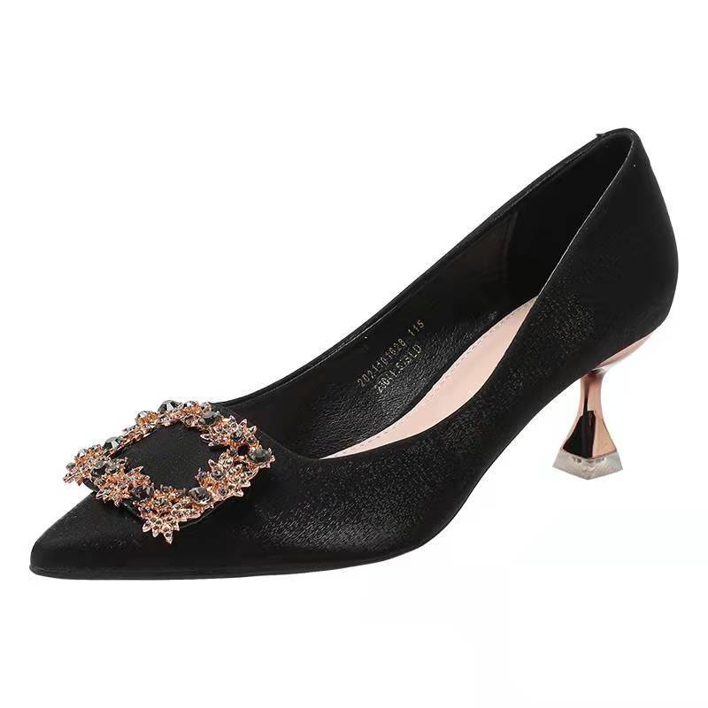 Giày Cao Gót Mũi Nhọn Thiết Kế Mới Thời Trang Dành Cho Mùa Xuân