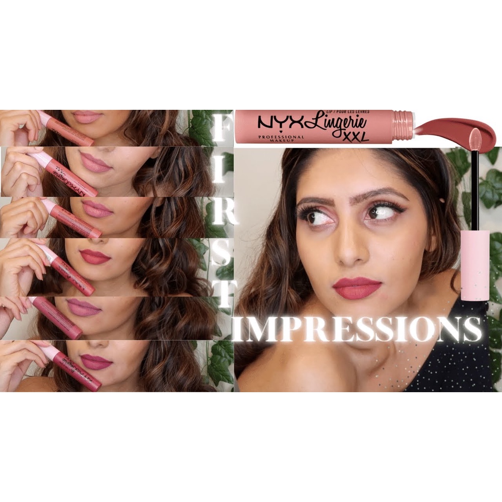 Son kem lì NYX Lingerie XXL không lem không trôi 17 màu lựa chọn