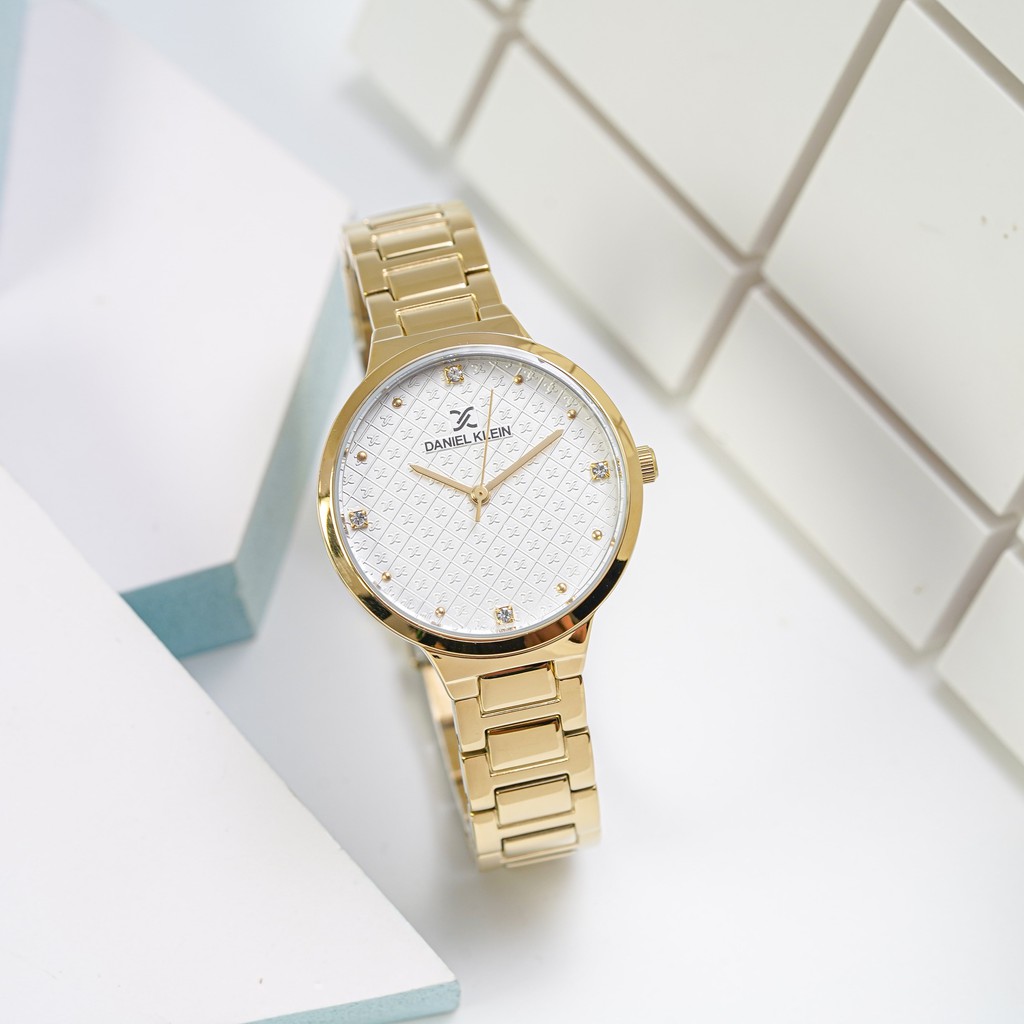 Đồng hồ nữ Daniel Klein Premium Ladies Gold DK5295- Lamy watch