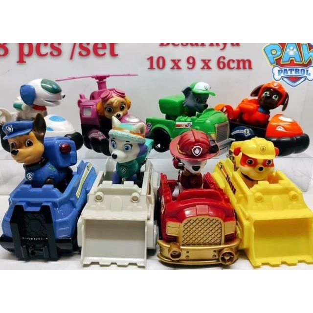 Paw Patrol Bộ Mô Hình Nhân Vật Paw Patrol Độc Đáo Sống Động