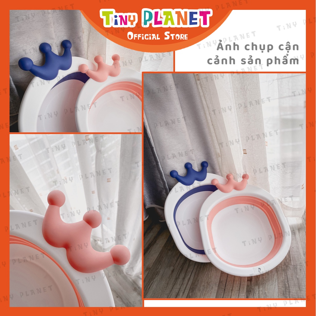 Chậu gập gọn Tiny Planet hình vương miện cho bé