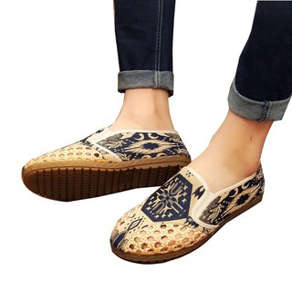 GIẦY VẢI NAM  NỮ THÊU HÌNH