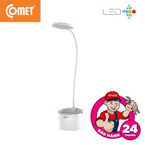 Đèn Bàn Sạc Led Comet CT177 5W có ngăn chứa dụng cụ, đặt điện thoại phương ngang
