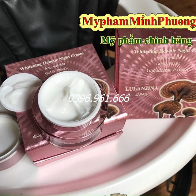 Kem LULANJINA linh chi Tím và Hồng, kem linh chi tím