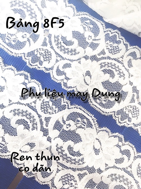 Ren thun hoa văn kiểu bảng 8.5cm