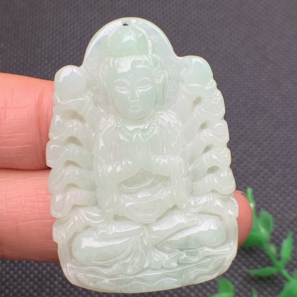 Thiên thủ thiên nhãn phong thủy ngọc cẩm thạch/Ngọc phỉ thúy tự nhiên