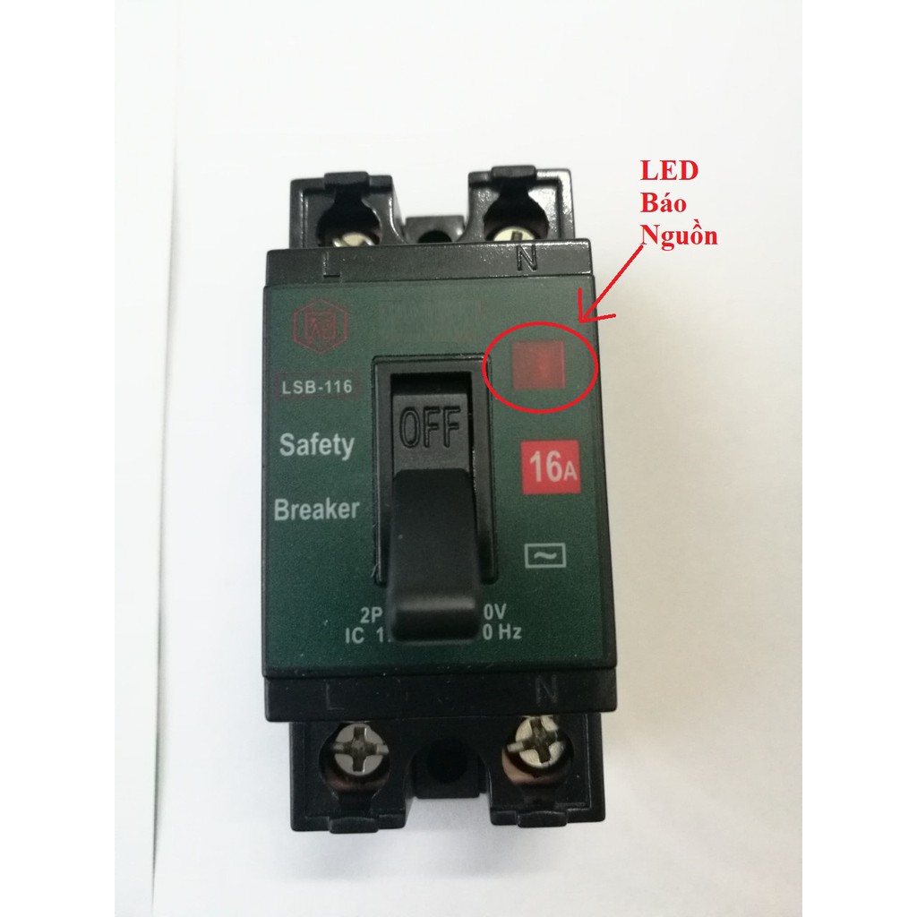 CB CÓC TỪ 16A - 40A - Có Led Báo Nguồn, Giá cho 1 cái/ hộp