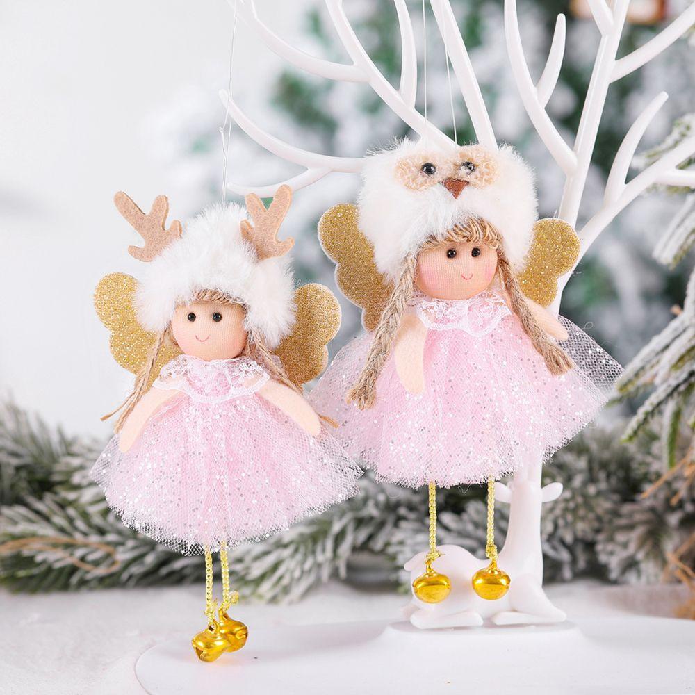 LONTIME Búp Bê Thiên Thần Trang Trí Cây Thông Giáng Sinh