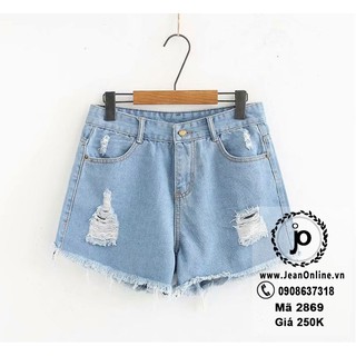 Quần short jean big size (MS 2869)