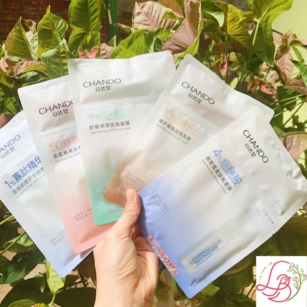 Lẻ 1 Miếng Mặt Nạ Chando Ampoule