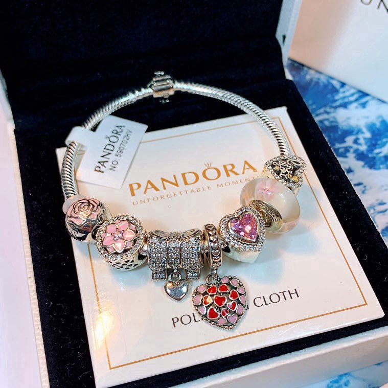 PANDORA Vòng Tay Bạc S925 Hình Xương Rắn Thời Trang Cho Nữ Assa0215631 Aa0356Sfsd As666