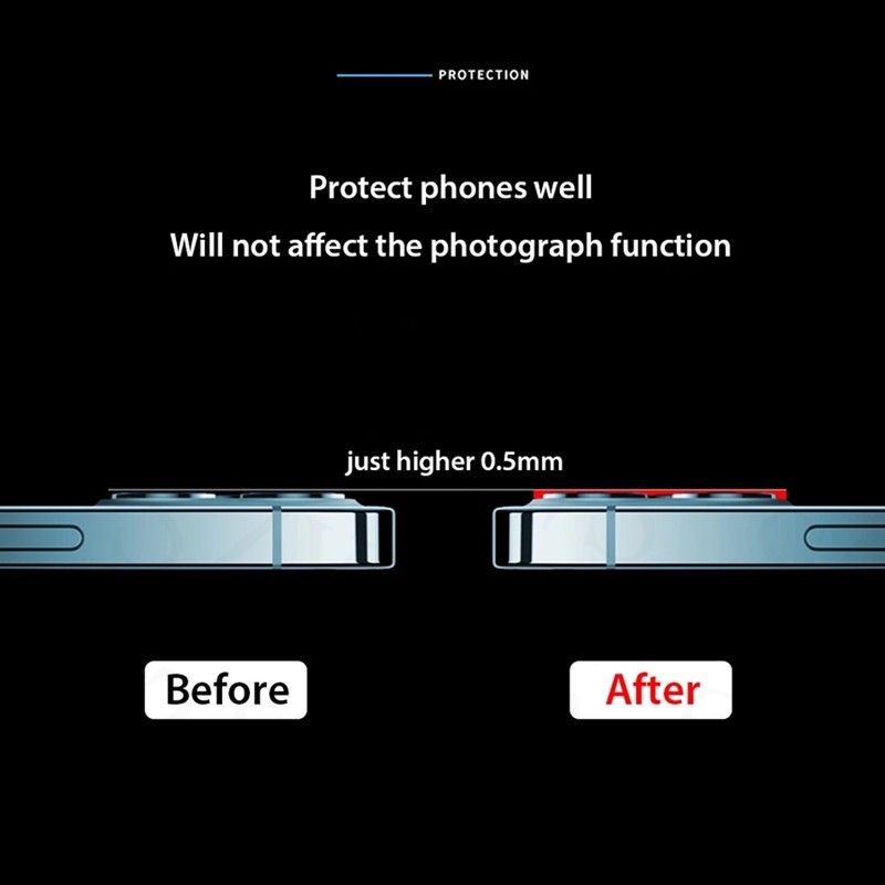 Miếng Dán Cường Lực Bảo Vệ Camera Cho iPhone 13 12 Mini 13 12 11 Pro Max iPhone 13pro