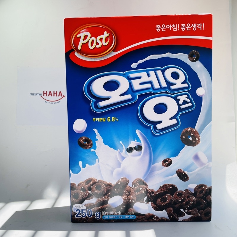 Ngũ cốc ăn sáng hàn quốc POST Oreo O's Marshmallow Cereal 250g