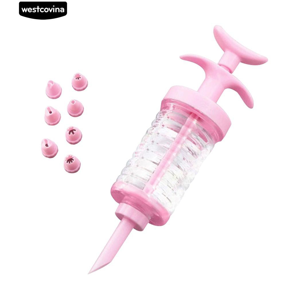 Bộ khuôn nhấn làm bánh không độc hại với 8 đầu phun tiện lợi